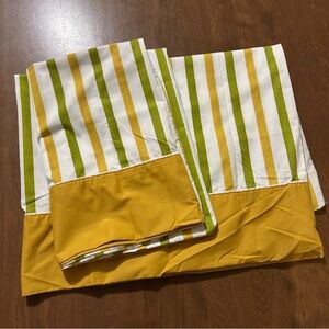 Vintage no iron muslin pillowcases